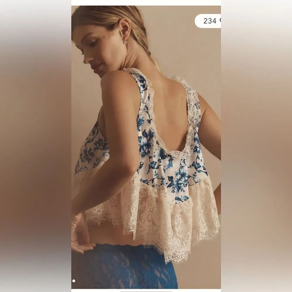Anthropologie Lace Swing Cami